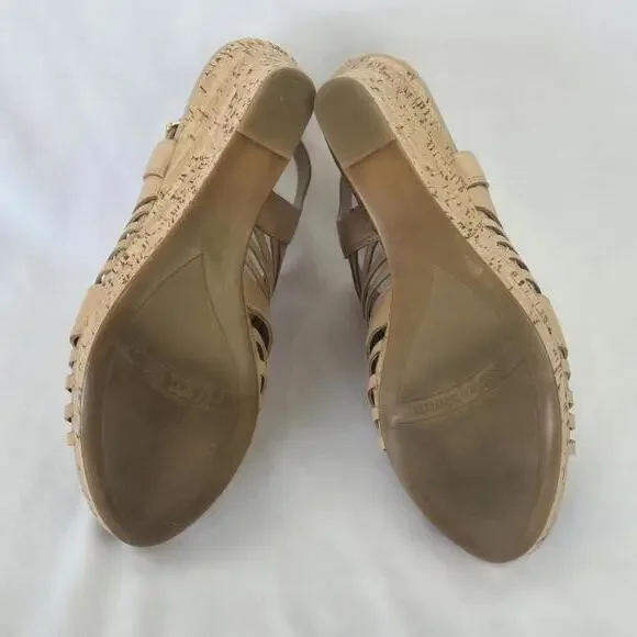 Franco Sarto Women's 10 Strappy Wedge Sandals - Picture 10 of 10